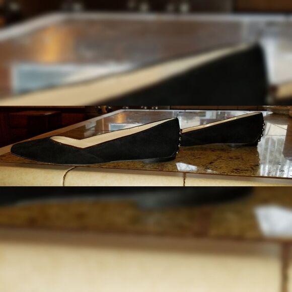 Vince Camuto "Alley Studded suede flats" - Picture 5 of 8